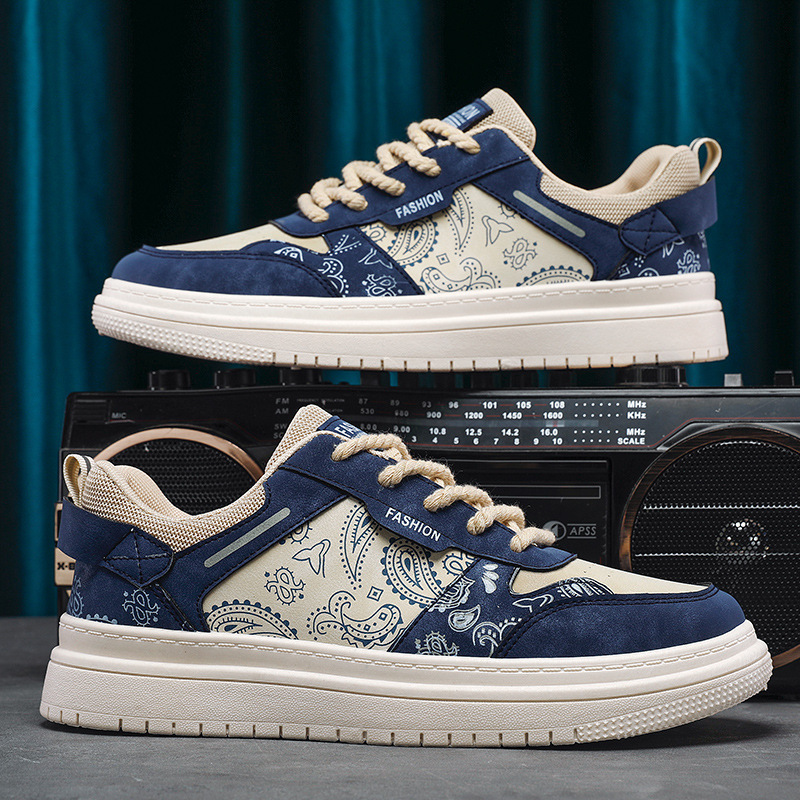 Men Fashion Sports Low Top Sneaker Shoe Leather Casual Outdoor Shoes dh5367242