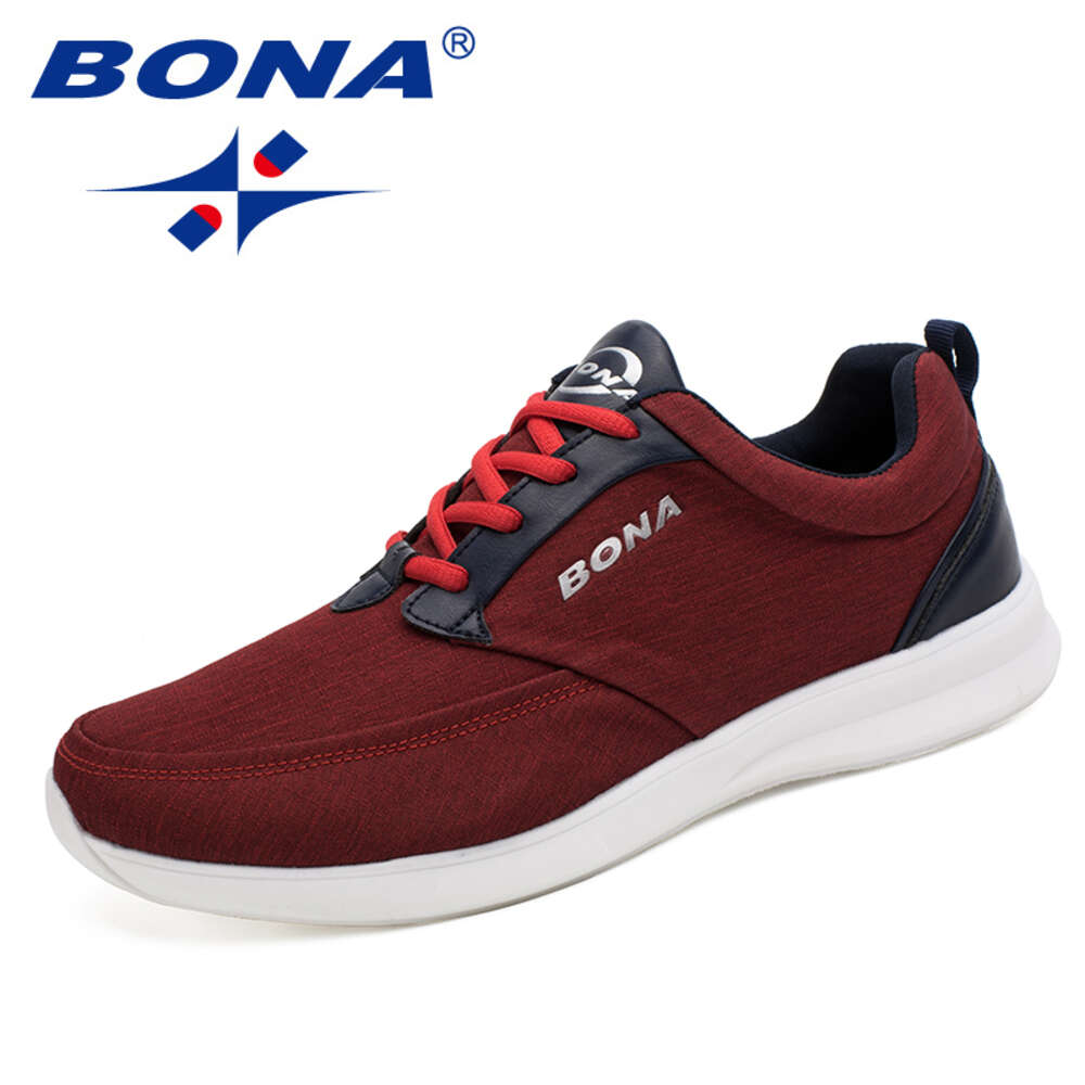 Popular BONA New Classics Style Walking Lace Up Men Outdoor Jogging Shoes Comfortable Sneakers Free Shipping Ddmysaturn