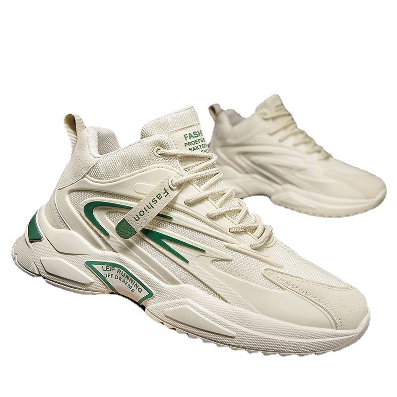 Spring New Men Casual Fly Woven Breathable Fish Scale Mesh Sports Running Blade Shoes