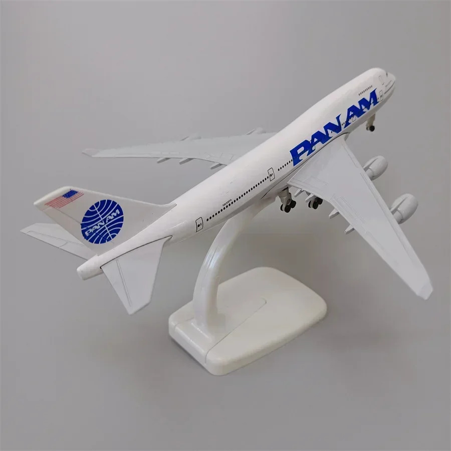 20cm Alloy Metal USA Air Pan American World Airways PAN AM Boeing 747 B747 Diecast Airplane Model Plane Southwest KLM Aircraft 240618