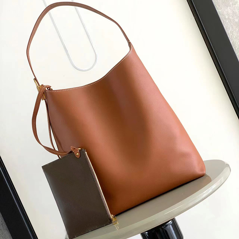 Low Key Hobo Bag 20A Mirror Quality Shoulder Bag Women Genuine Leather Handbags Designer Bag