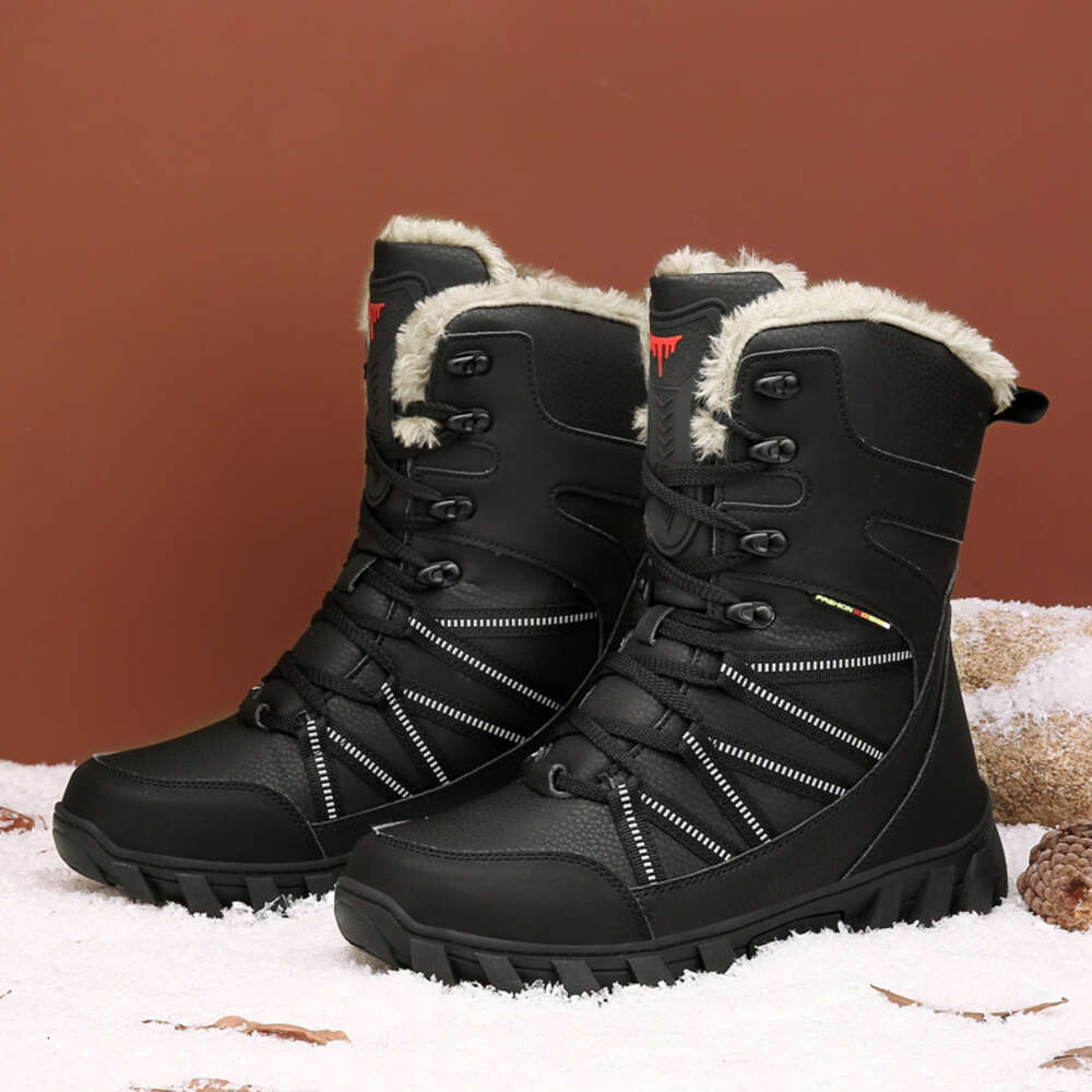 Winter Men New S High Top Plush Insulation And Thick Snow Boots Ddmysaturn