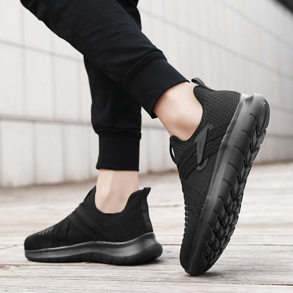 Classic Men Breathable Sneakers For Man Outdoor Light Mesh Slip On Walking Shoes Tenis Zapatillas De Hombre Ddmysaturn