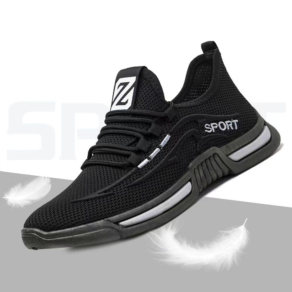 New Men Sports Sneakers Casual Style Athleisure Outdoor Activities Running Net Ultralight Shoes Breathable Comfortable Red Free shipping