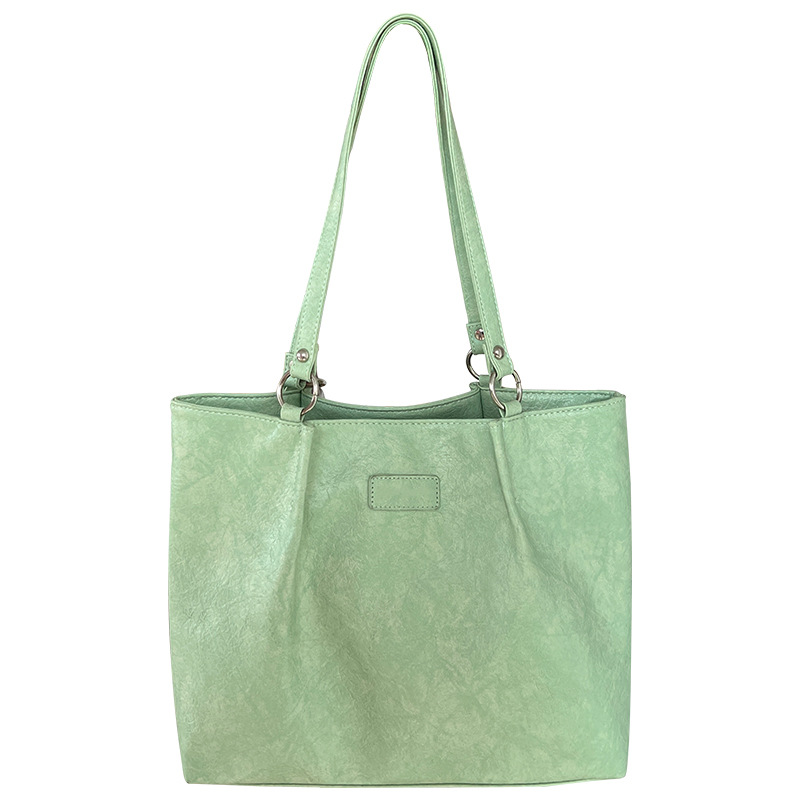 Street trend niche design large capacity and textured tote bag for women versatile and trendy early spring new popular shoulder bag
