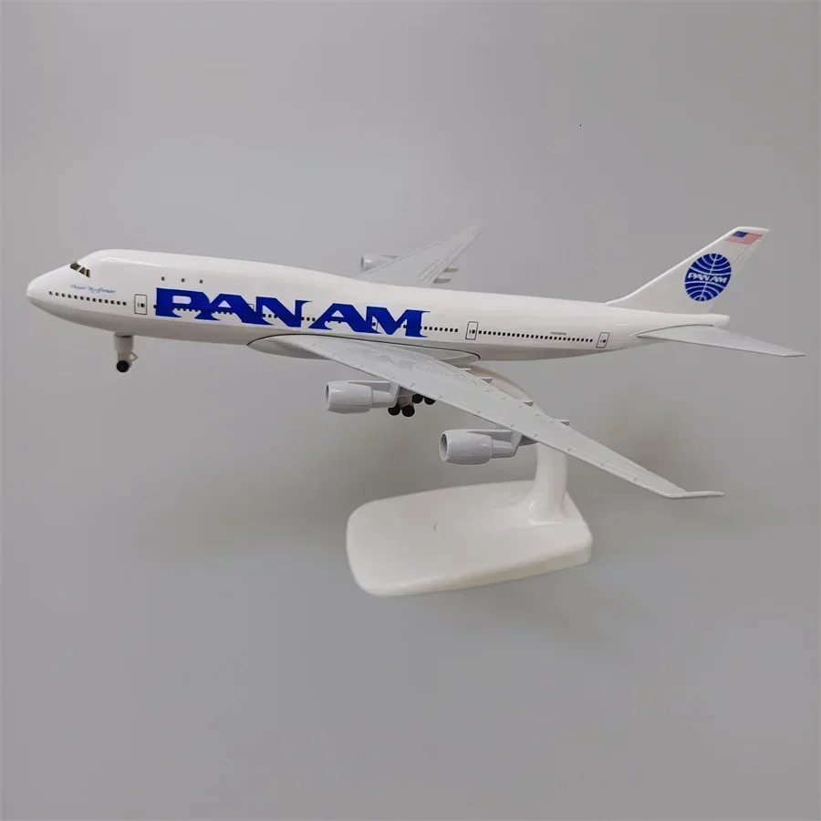 20cm Alloy Metal USA Air Pan American World Airways PAN AM Boeing 747 B747 Diecast Airplane Model Plane Southwest KLM Aircraft 240618
