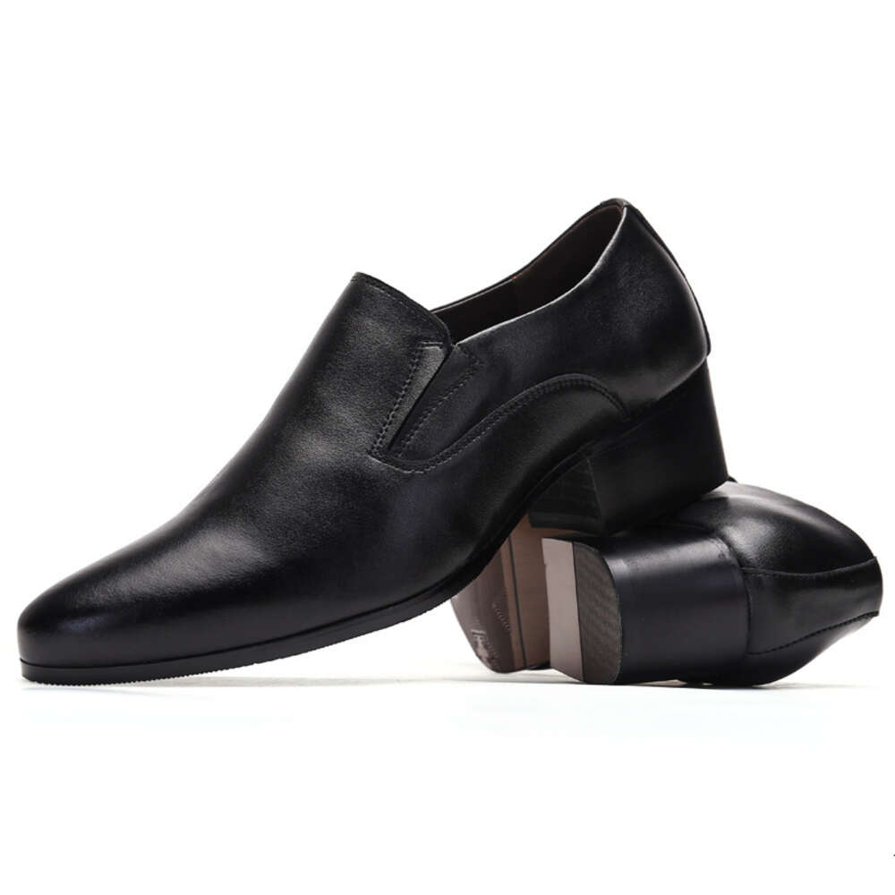 Pointed New CM With Genuine Trendy Increase Men S High Heel Cm Leather Shoes Ddmysaturn