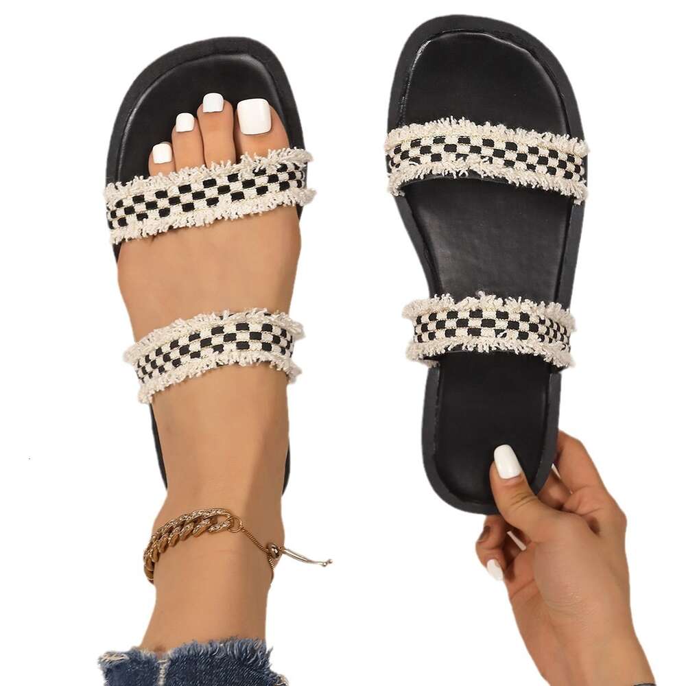 Size Summer Large New For Women Romantic Beach Gentle Small Fragrant Flat Slippers Ddmysaturn