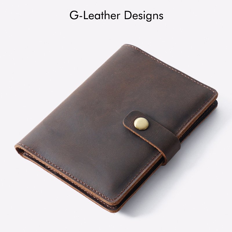 genuine Leather Travel Passport Cover Luxury Crazy Horse Leather Passport Holder Wallet Travel Accories Card Holder p7iq#
