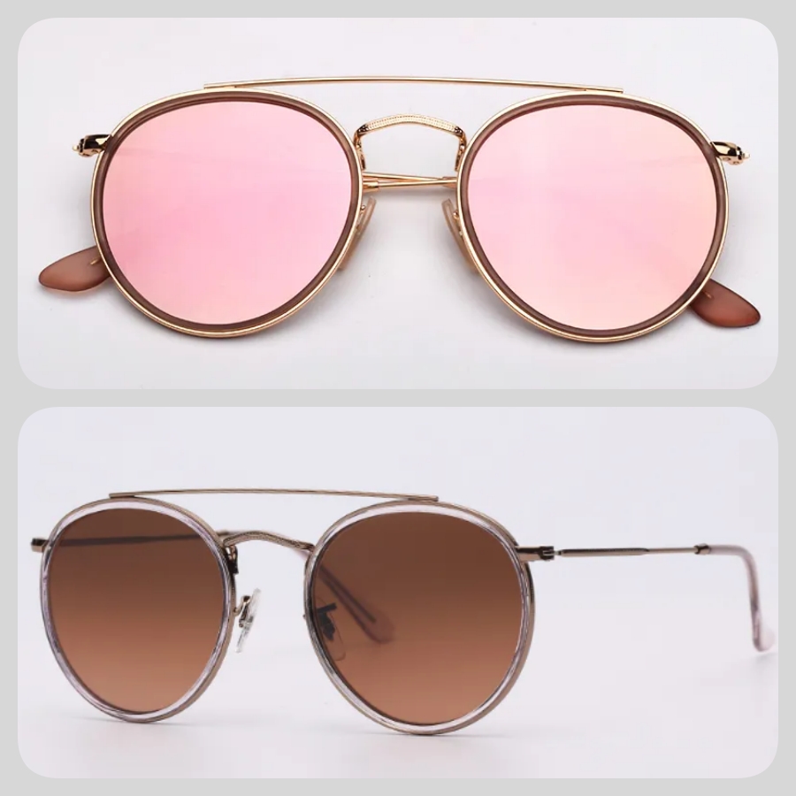 Fashion Designer Sunglasses Classic Men's Sunglasses Women's Sunglasses Protective Lenses Vintage Fashion glasses with a premium leather eyeglass case Ban