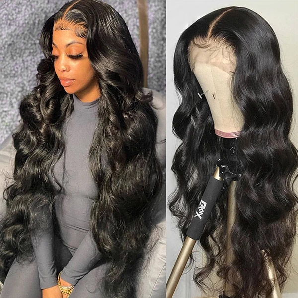 Ishow 14-40inch Long HD Transparent Lace Front Wig Human Hair Wigs 13x4 13x6 5x5 4x4 Natural Color Yaki Straight Curly Water Loose Deep Body Headband 