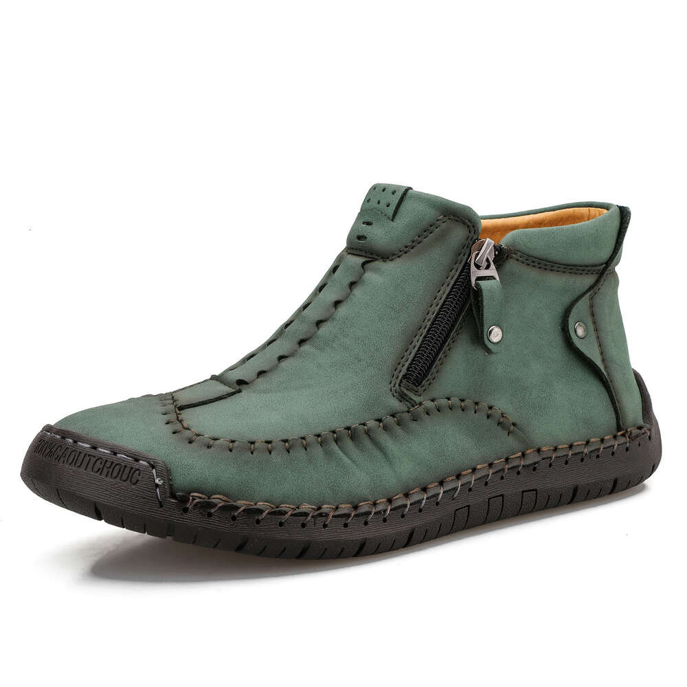 Martin Boots New High Top Leather Oversized Casual Men S Autumn Warm Lazy Shoes Ddmysaturn