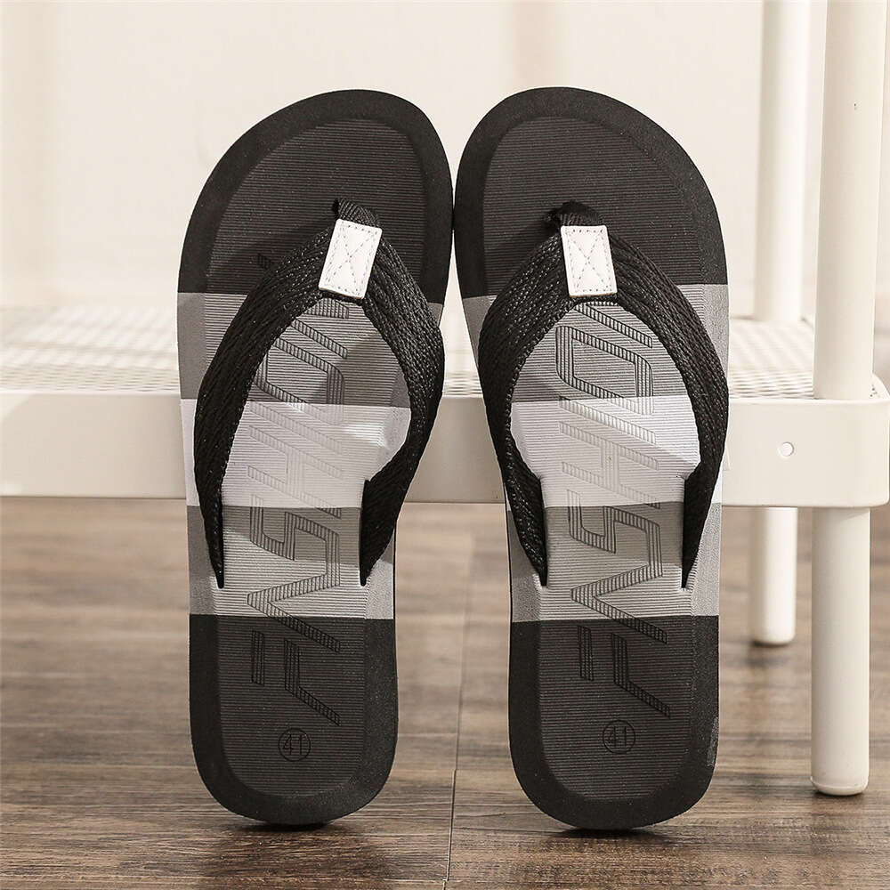 Colored New Fashion Herringbone For Men S Summer Trendy Outwear Beach Slippers Ddmysaturn