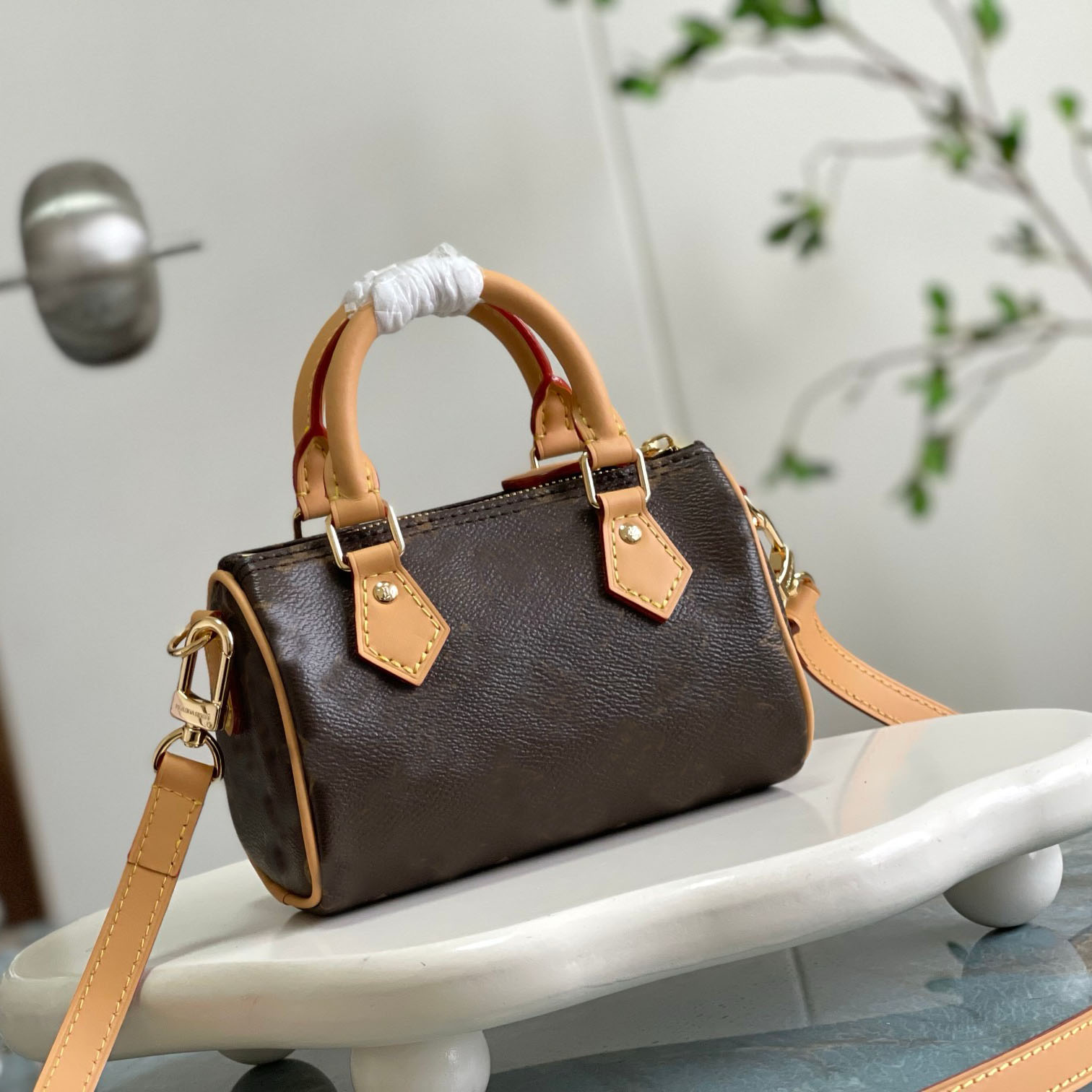 Top Designer Mini bag 16cm Shoulder Bag Nano Women Classic Bag Leather Denim Crossbody Luxury Tote Purse Brown Flower Clutch Handbag