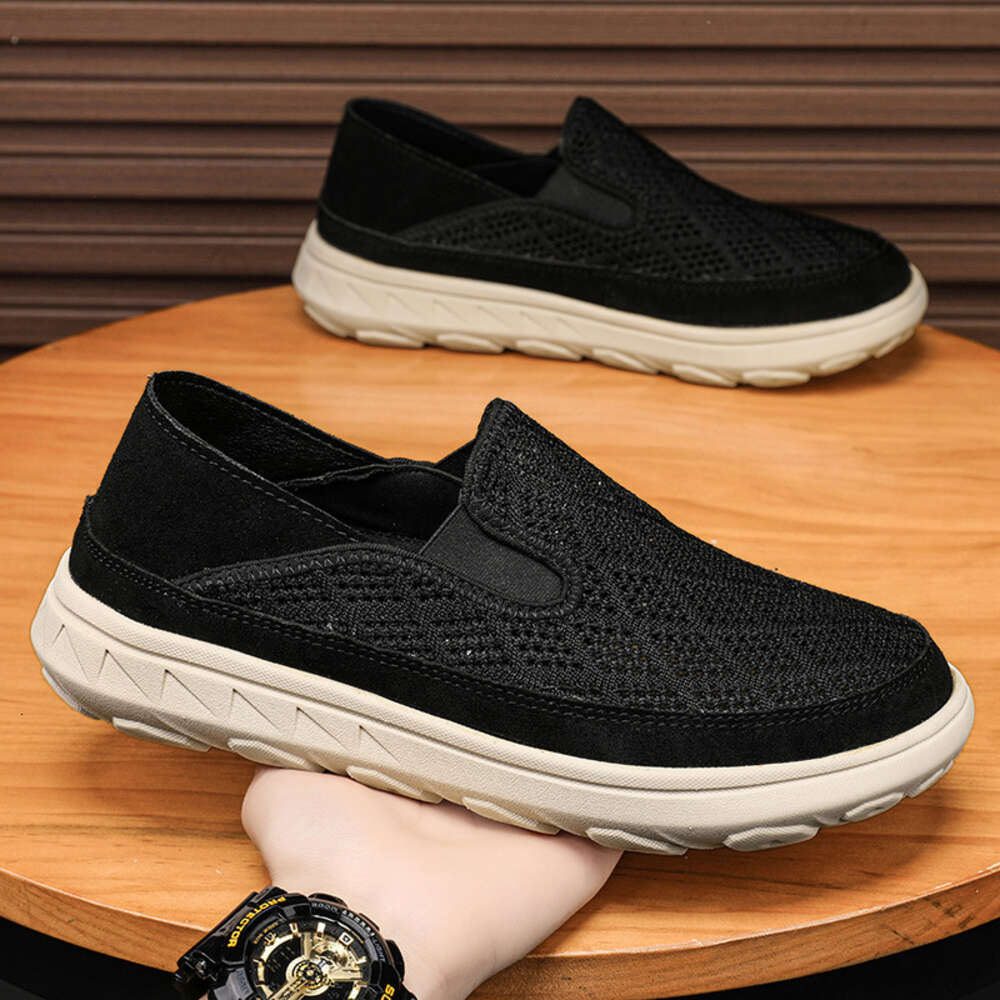 New Large Size Hollow And Lightweight One Foot Cloth For Summer Breathable Mesh Surface Men S Shoes Ddmysaturn