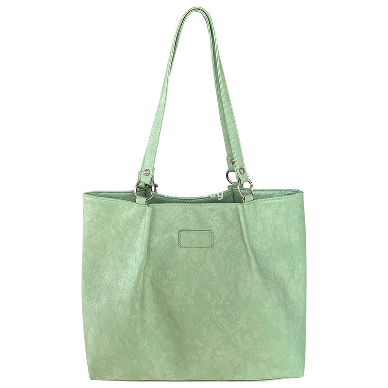 Street trend niche design large capacity and textured tote bag for women versatile and trendy early spring new popular shoulder bag