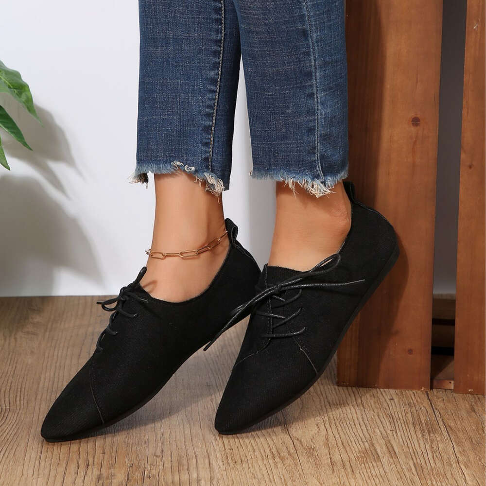 Summer New Large Women S Pointed Desert Fragrant Wind Bean Shoes Ddmysaturn