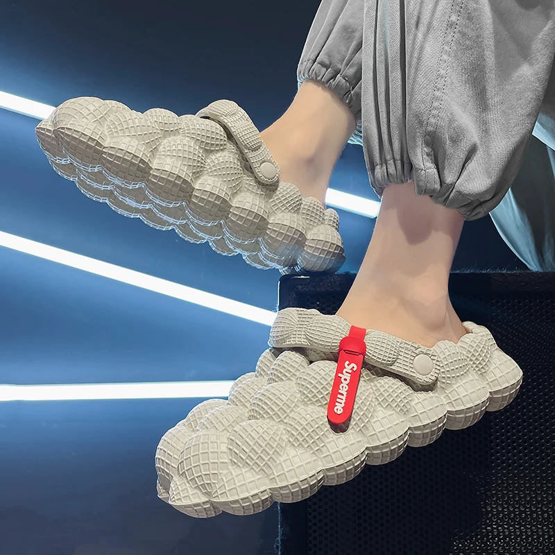 Women Men EVA Cute Bubble Ball Slides Sandals Summer Indoor Massage Outdoor Shoes Closed Toe AntiSlip Fashion Slipper 240619