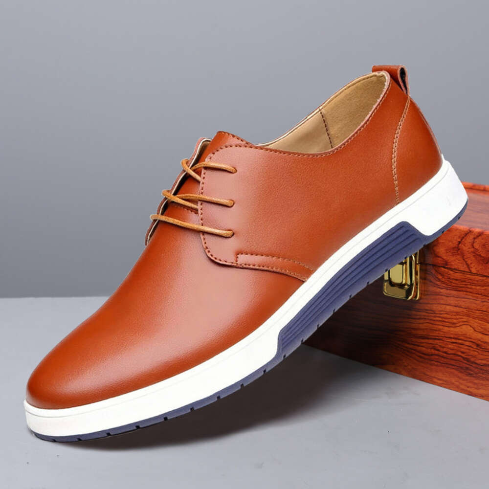 Casual British Temu Style Business Hollowed Out Leather Shoes Men S Large Size Ddmysaturn