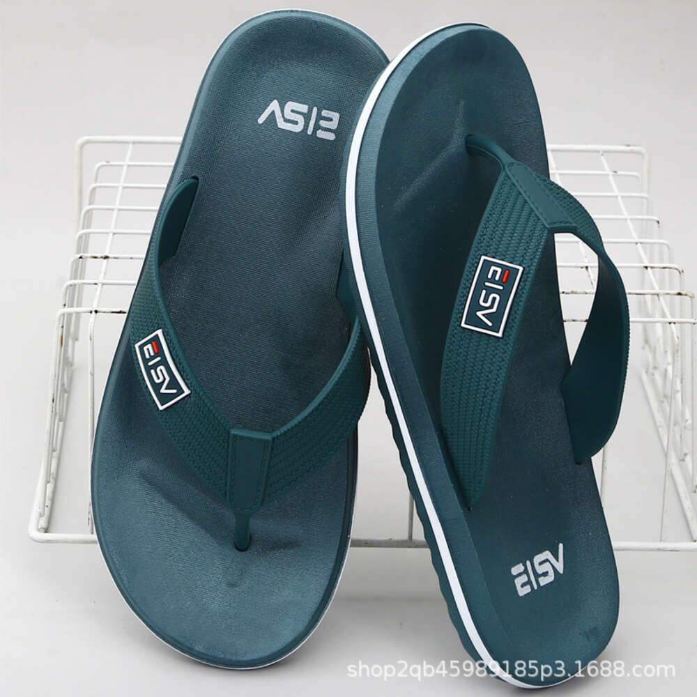 Summer Men S Flops Anti Slip Flat Heels Fashionable Sandals Beach Shoes Trendy Flip Ddmysaturn