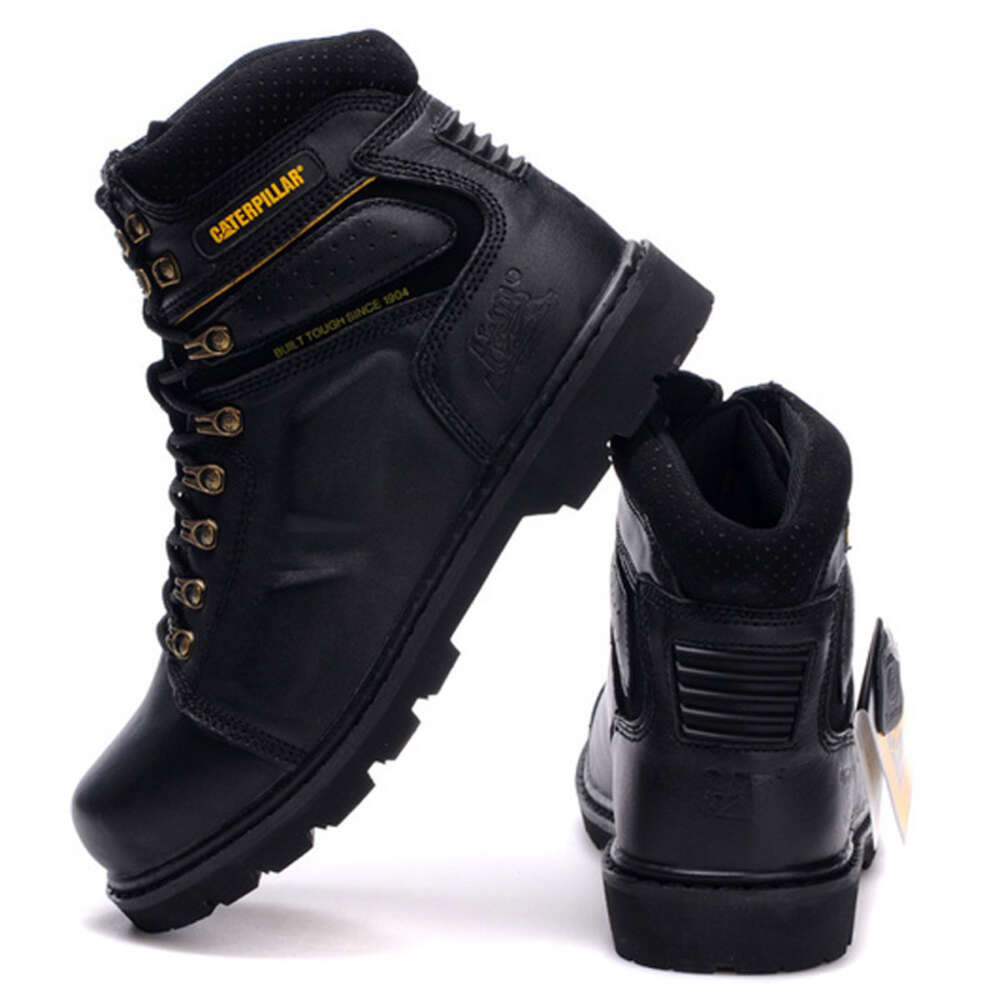 Trendy Brand Quality Men S Leather With Cowhide Steel Head Anti Smashing And Plush Workwear Martin Boots Large Labor Protection Shoes Ddmysaturn