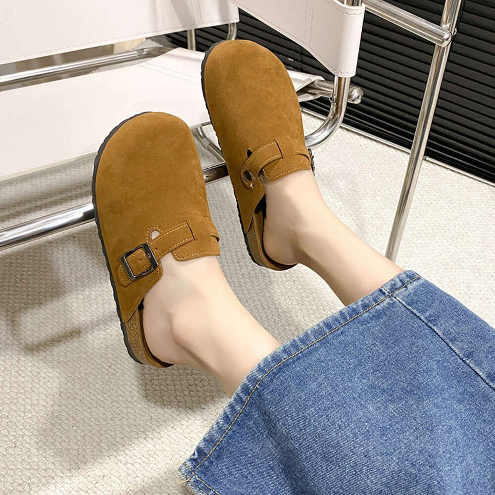 Women Summer Large S Buckle Ins Solid Color Fashion Slippers Ddmysaturn