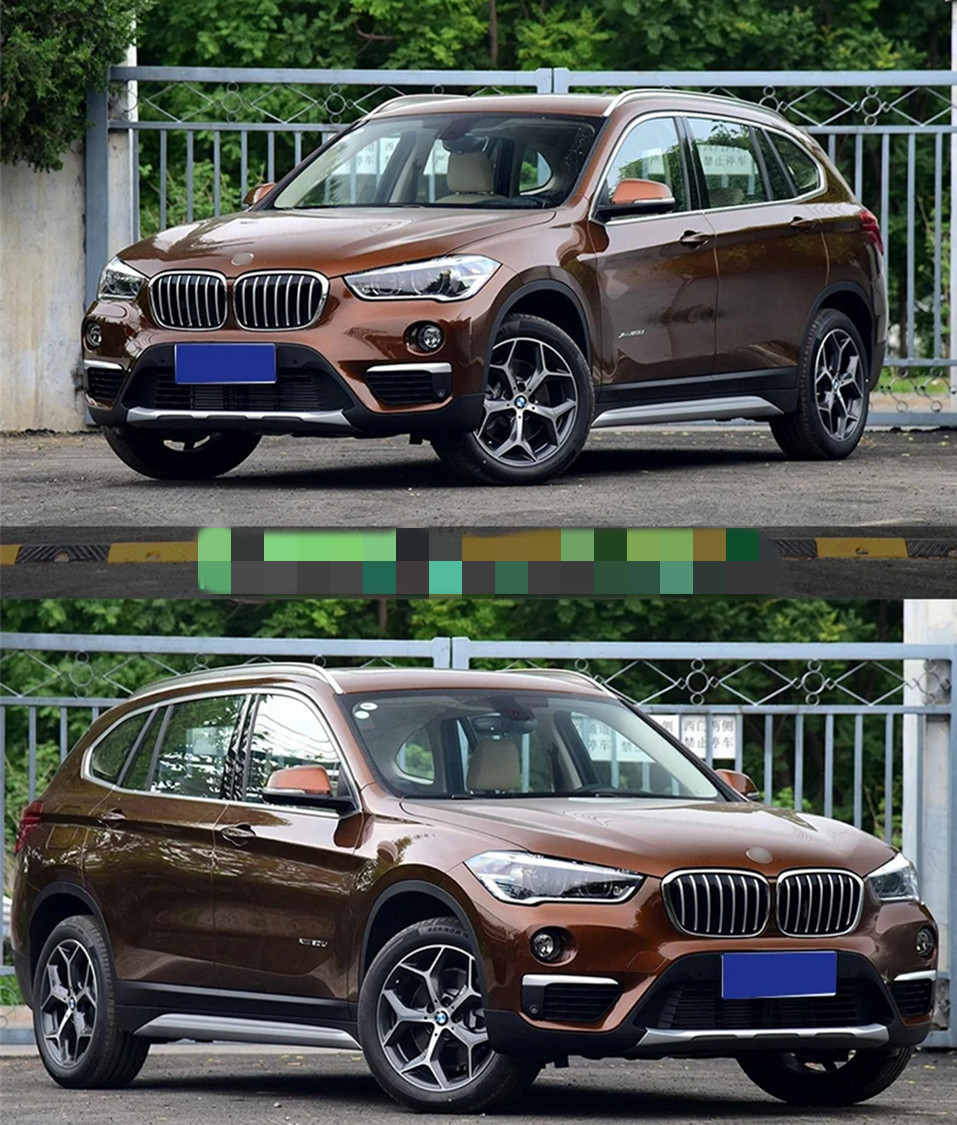 Headlight For BMW X1 F48 20 16-20 20 F49 Car Front Lamps DRL Styling Yellow Turn Signal Headlights Assembly