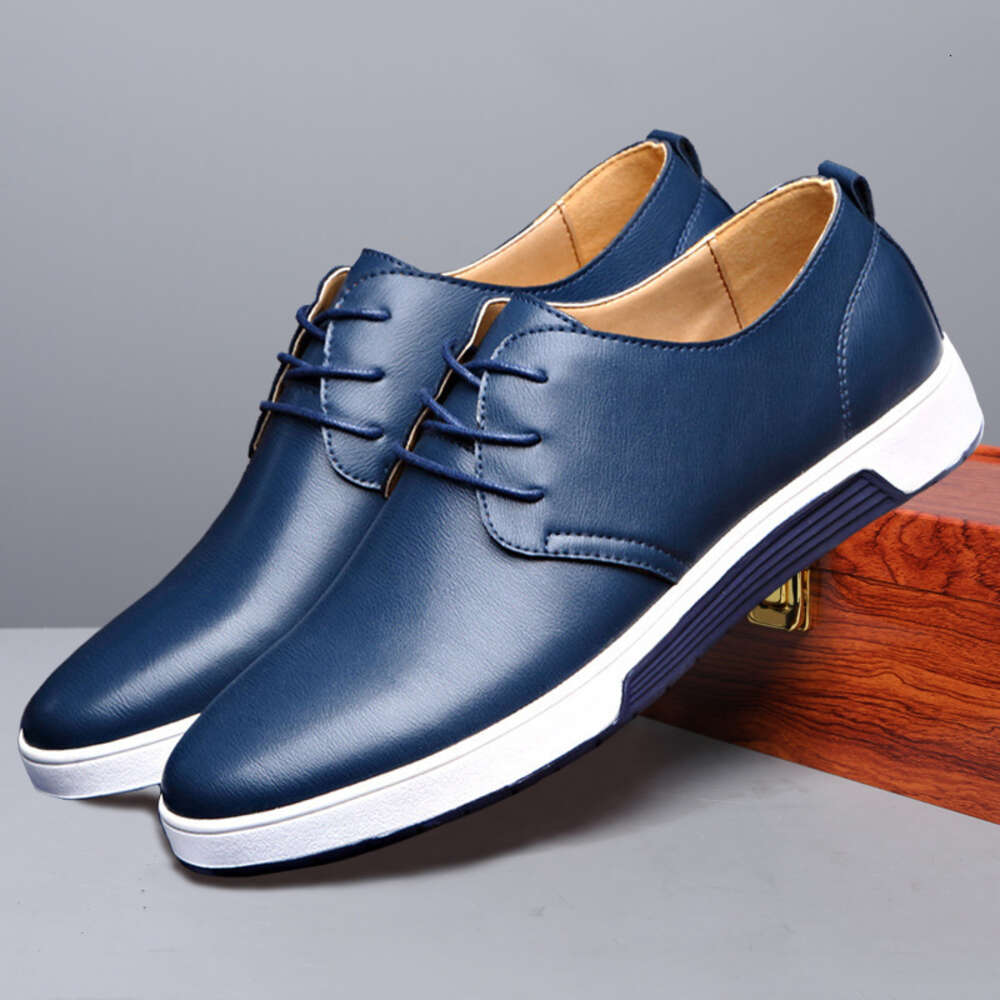 Casual British Temu Style Business Hollowed Out Leather Shoes Men S Large Size Ddmysaturn