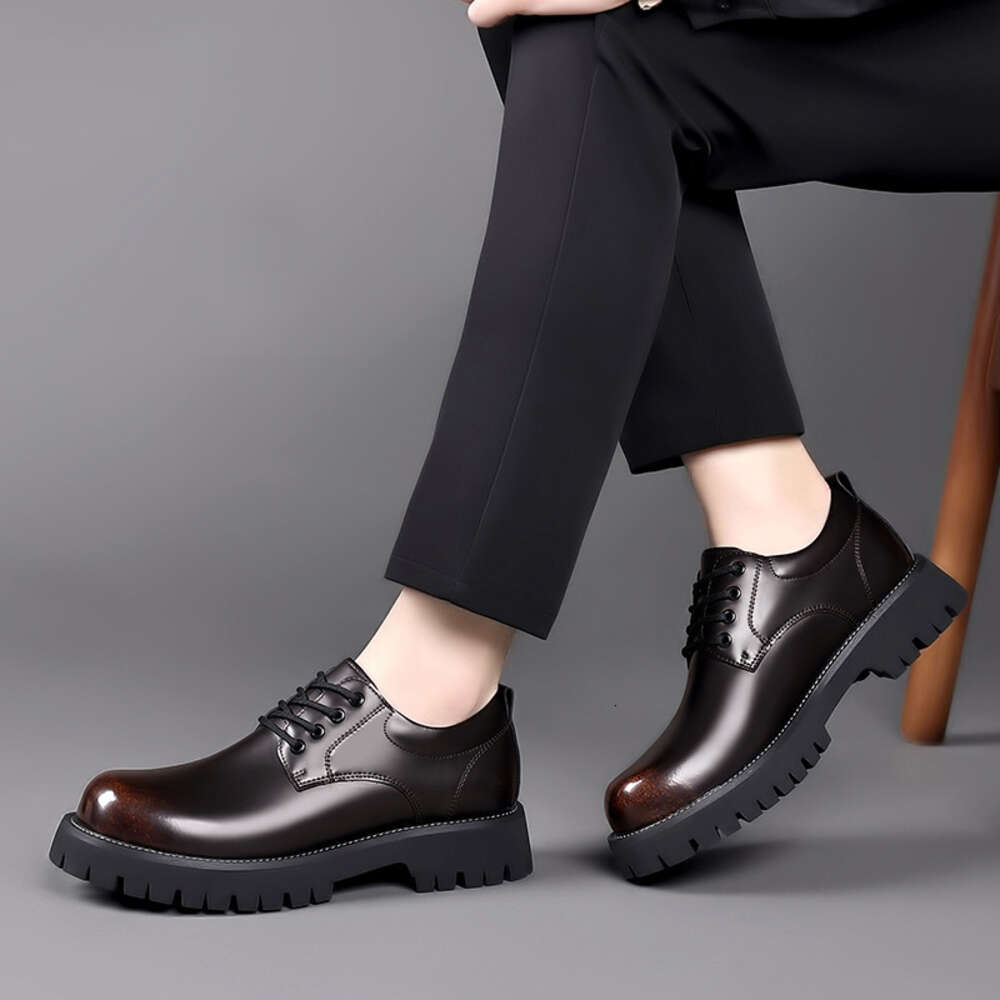 New Men Spring S Low Top Martin Boots Colored Big Head Leather Shoes British Style Versatile Workwear Casual Short Ddmysaturn