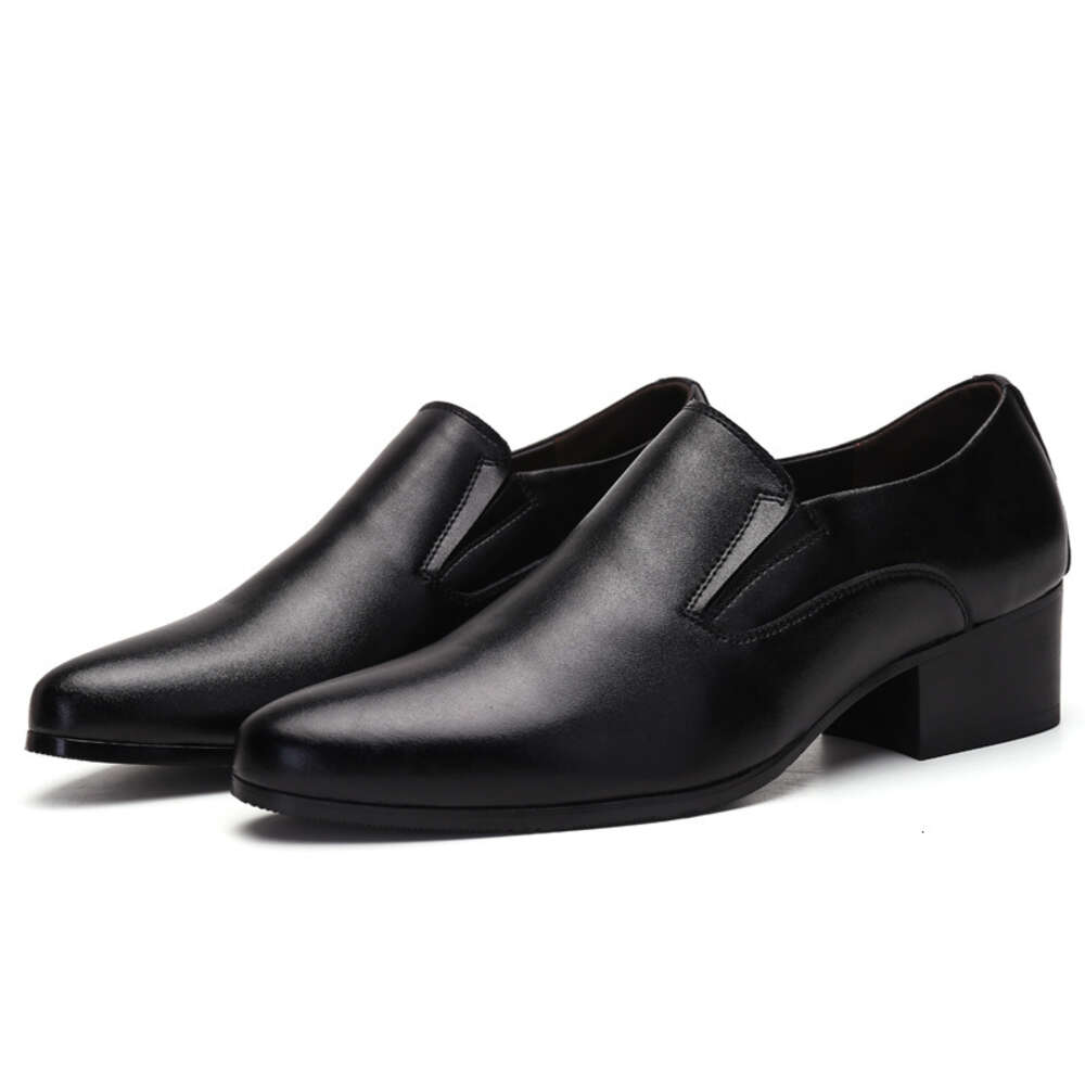 Pointed New CM With Genuine Trendy Increase Men S High Heel Cm Leather Shoes Ddmysaturn