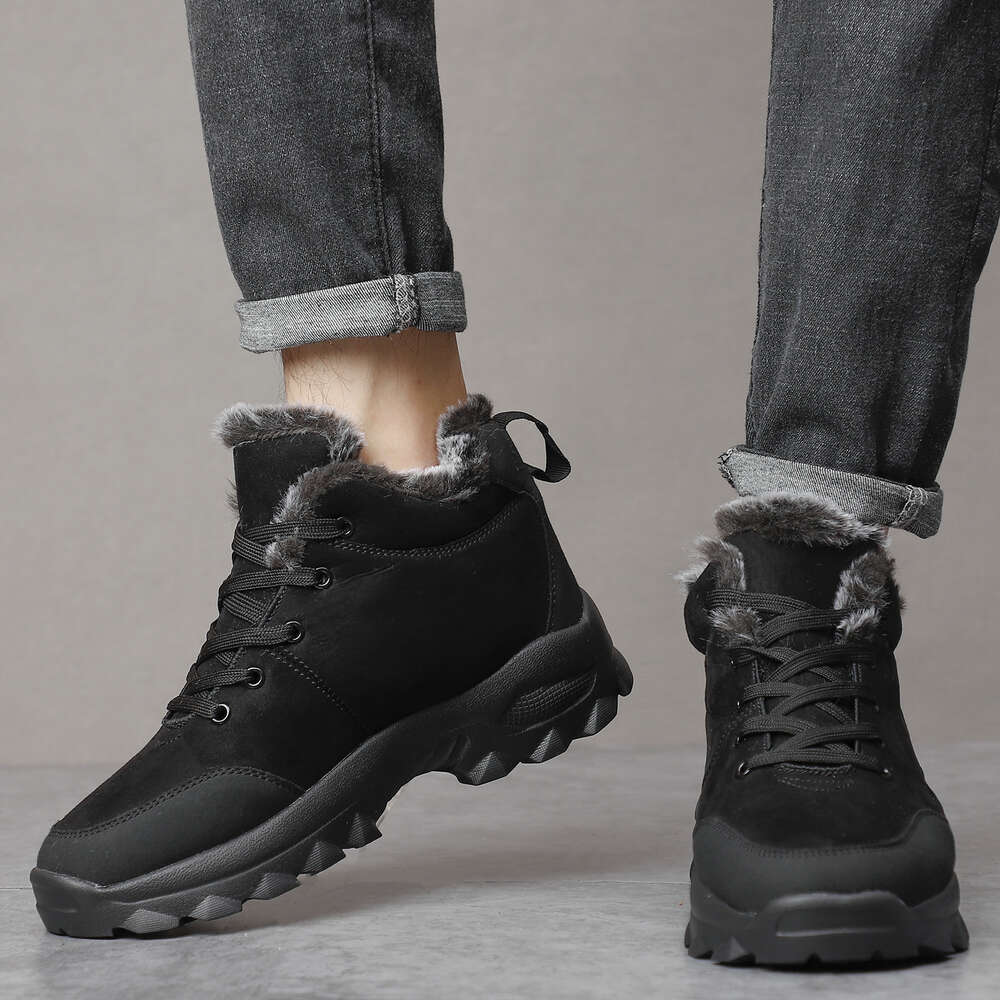 Walking Snow Outdoor Light Sneakers For Men Winter Shoes Botines Tenis Mens Hiking Ankle Boots Footwear Ddmysaturn
