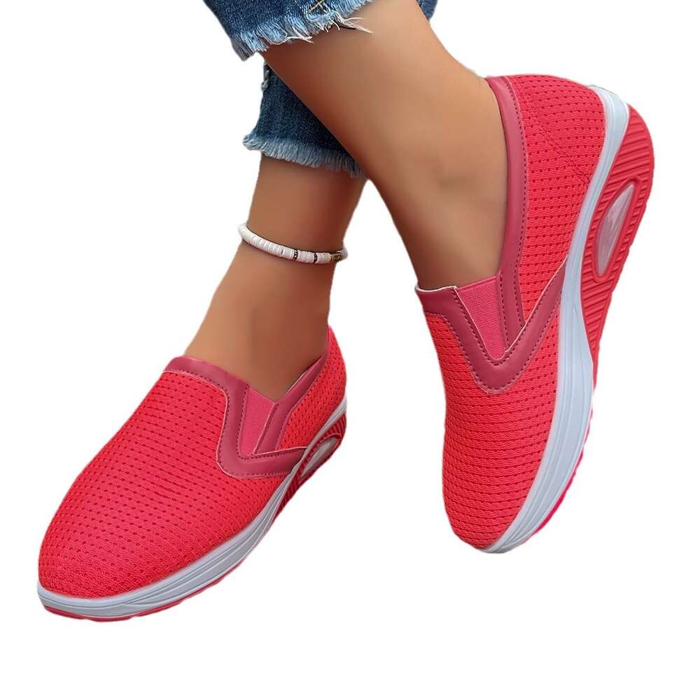 Large Summer Temu New Women S Fashion Flame Red Sports Casual Single Shoes Ddmysaturn