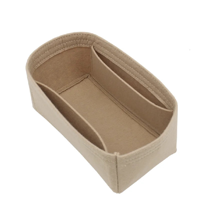 Suitable for NICE Nano Mini BB Felt Insert Bag Organizer Makeup Handbag Organizer Travel Wallet Portable Makeup Bag 240531