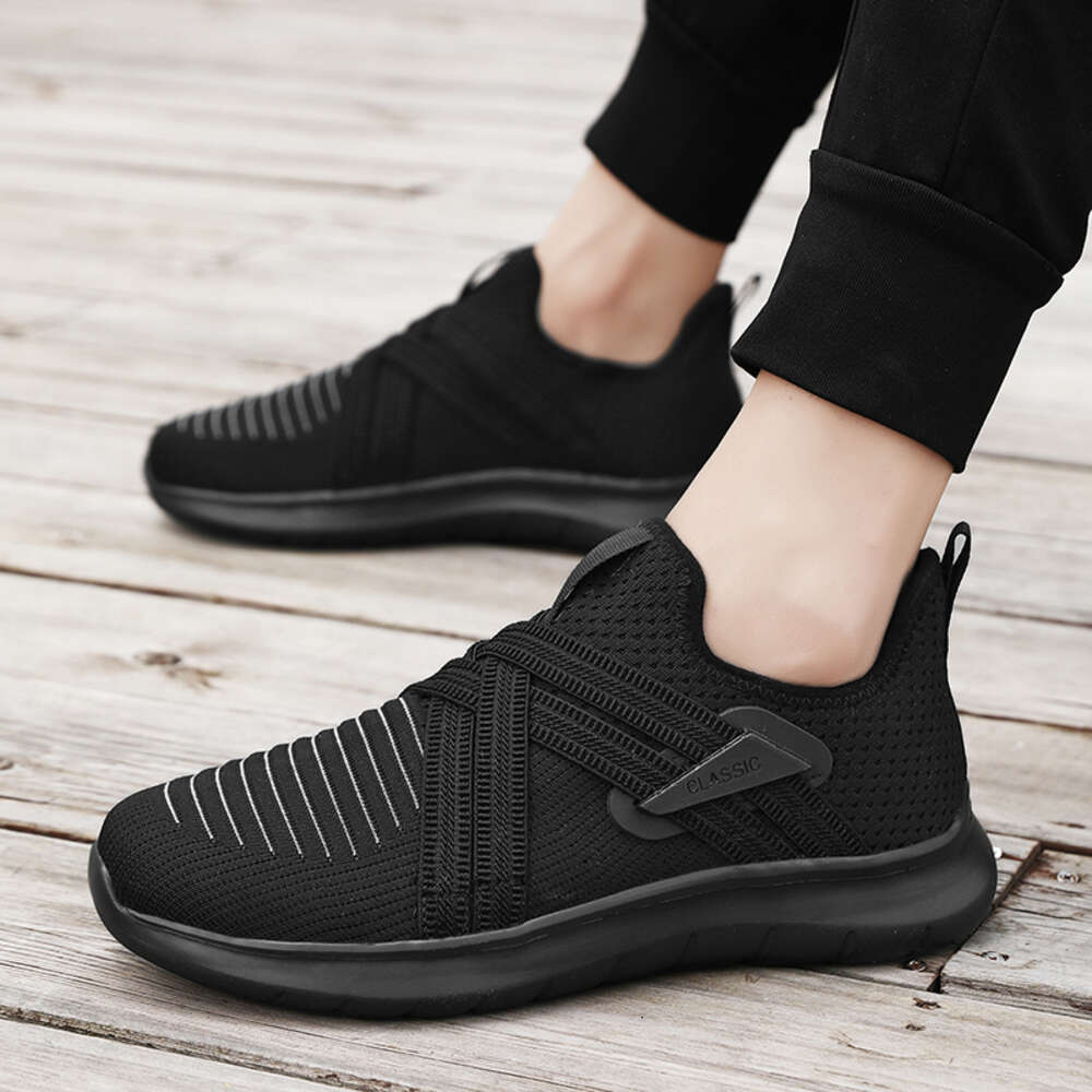 Classic Men Breathable Sneakers For Man Outdoor Light Mesh Slip On Walking Shoes Tenis Zapatillas De Hombre Ddmysaturn