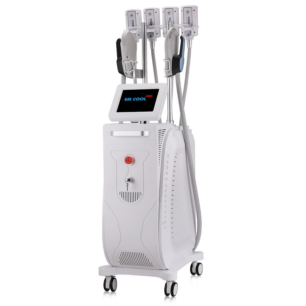 Cryo+EMS 2 In 1 Slimming Machine 10.4 Inch Two Cryo Hand Two EMS Hand 4 Handles Fat Freeze Cryolipolysis Slim Machine