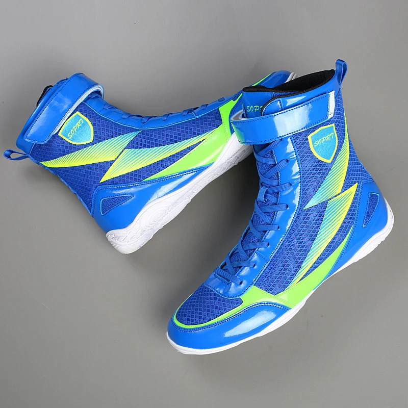 Professional Boxing Boots Mens Lightweight Wrestling Fighting Shoes High Quality Mesh Breathable Boxing Sneakers Size 39-45# 240619 - view 4