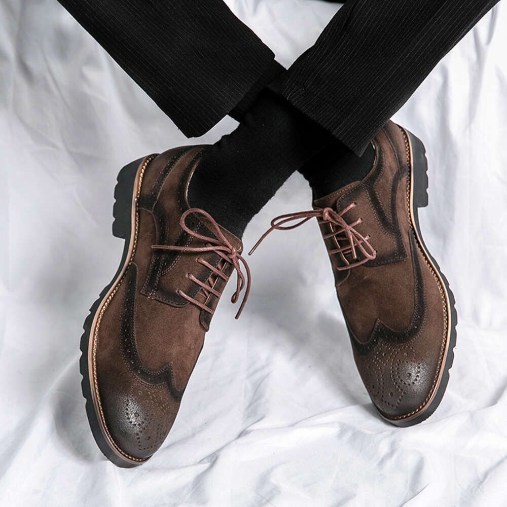 Autumn Spring And New Business Leisure Fashion Trendy Large Youth Leather Shoes For Men Ddmysaturn