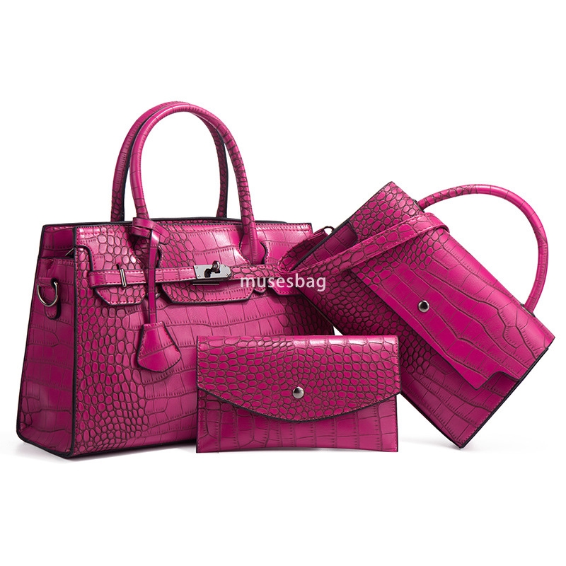 Designer Women's High Quality Multi functional Autumn/Winter Handbag Fashionable Trendy Diagonal Straddle Bag Large Capacity Three Piece Set Moth