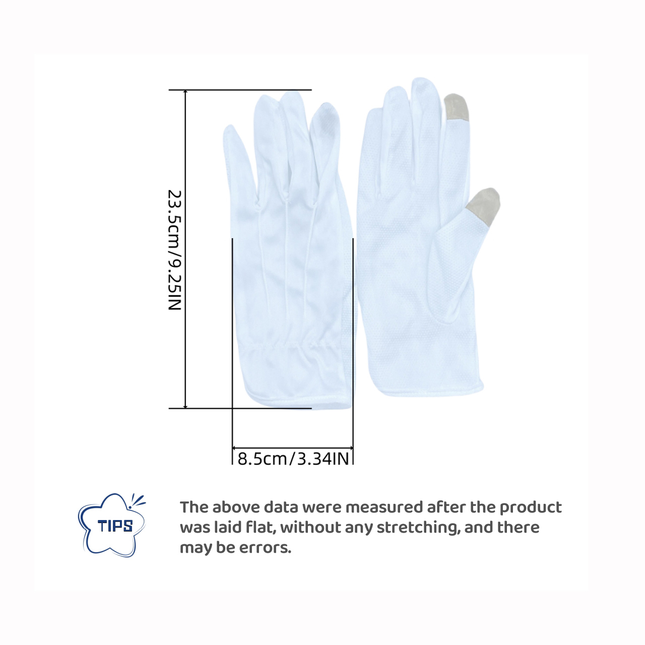 Supplied manufacturer Polyester touch screen plastic gloves Spot goods