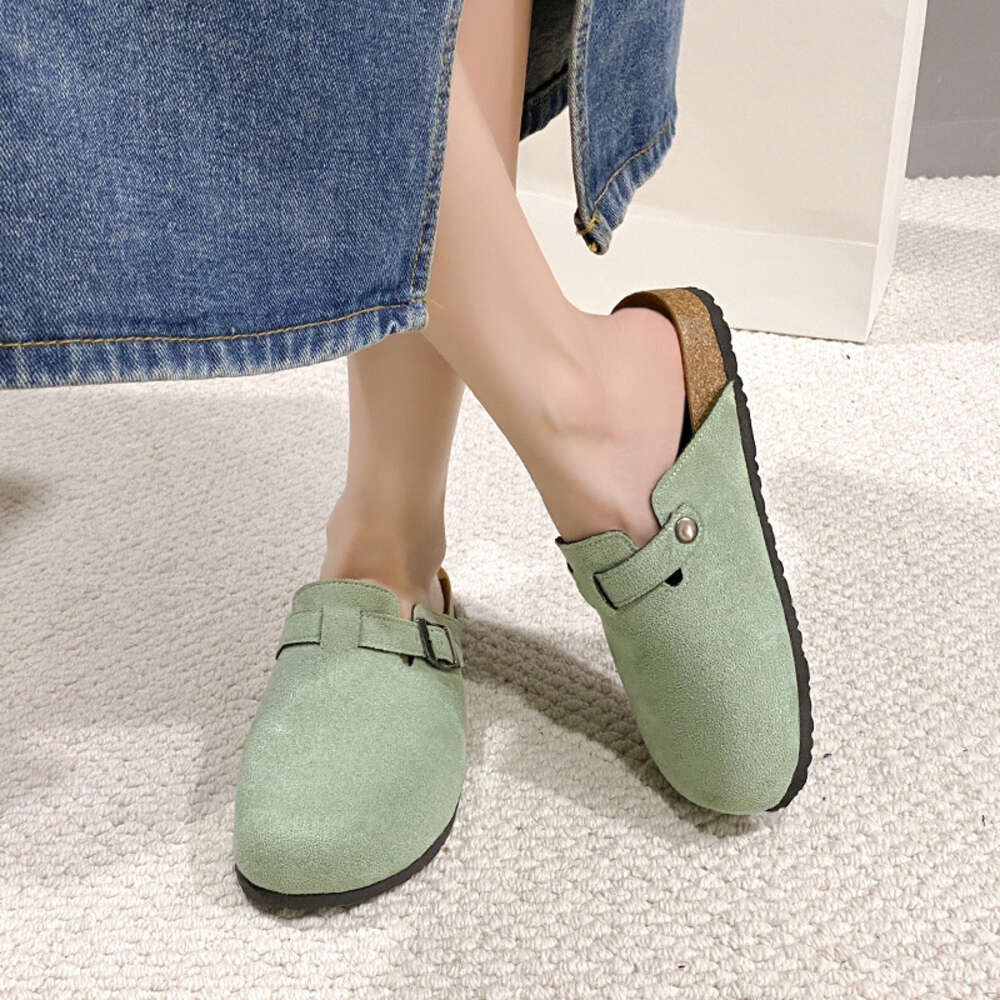 Women Summer Large S Buckle Ins Solid Color Fashion Slippers Ddmysaturn