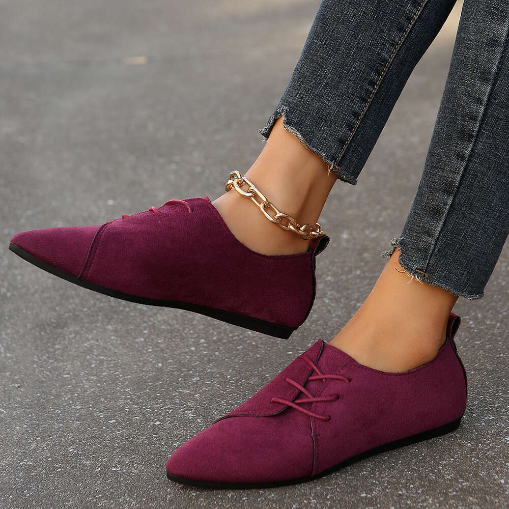Summer New Large Women S Pointed Desert Fragrant Wind Bean Shoes Ddmysaturn