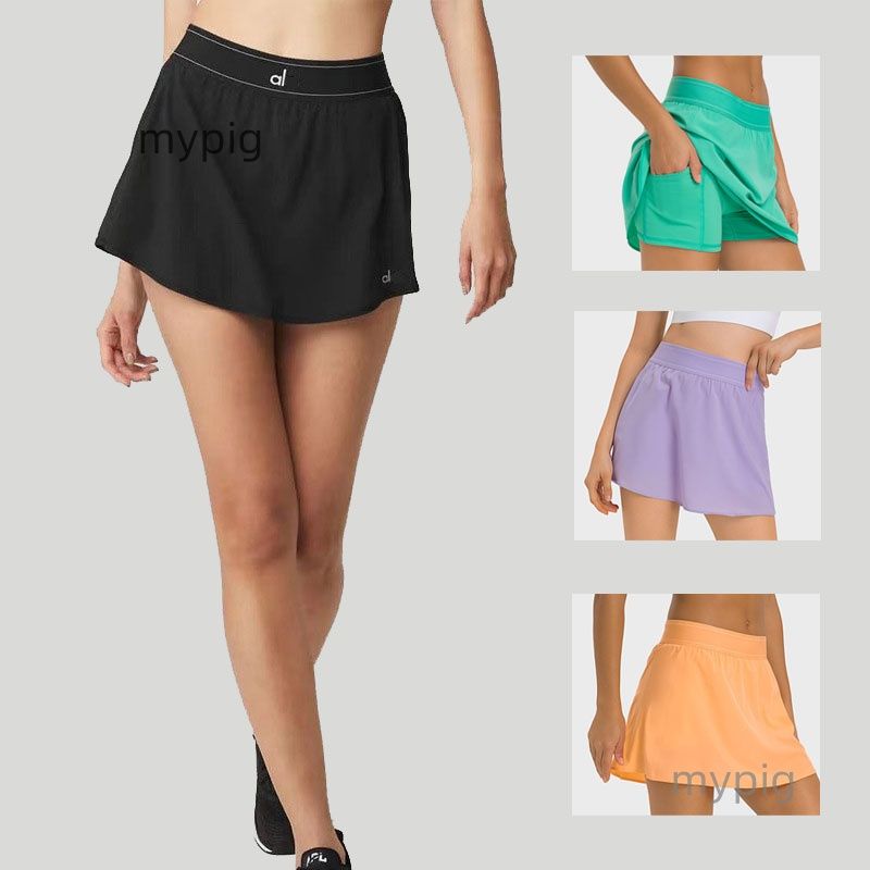 Yoga skirt Match Point Tennis Skirt Anti Glare Mini Varsity Skirt Quick Drying Breathable Sport Shorts Weekend Jogging Sweatpants Built Ins with Pocket