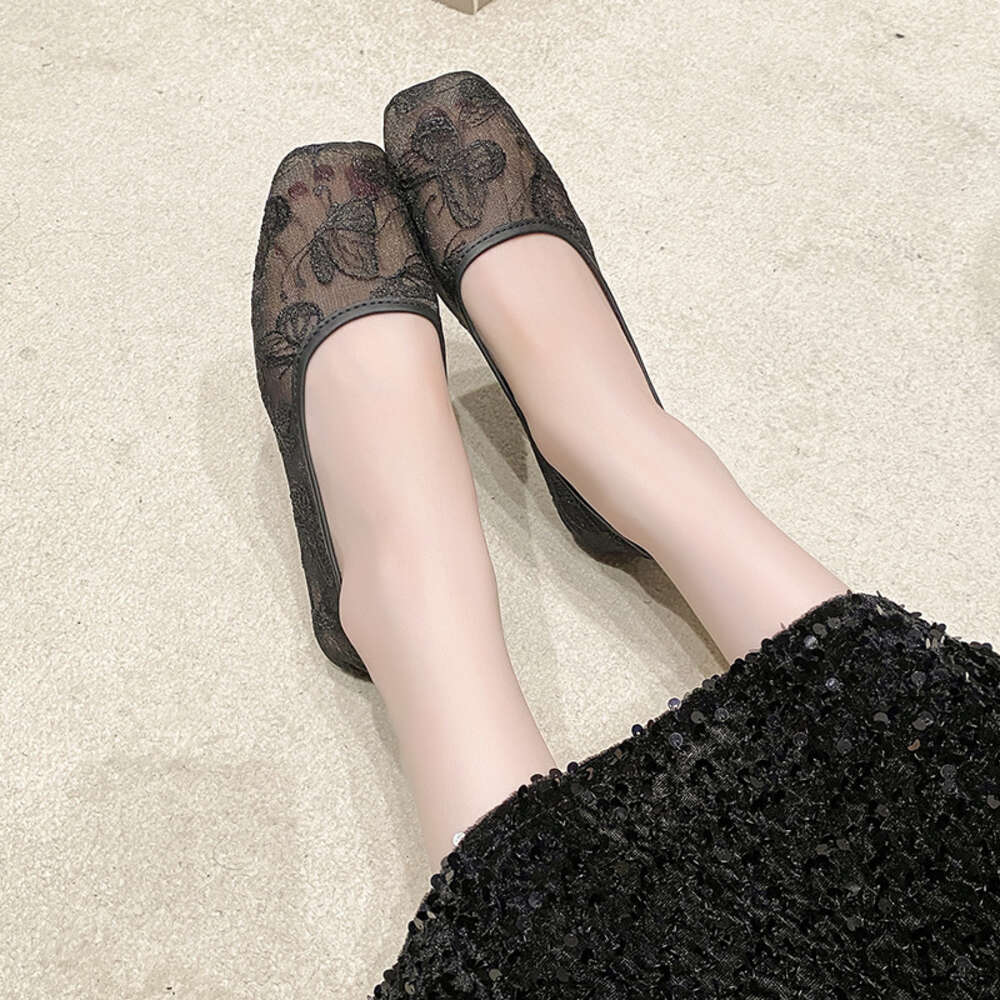 Large Summer SHEIN New Single Shoe Women S Fashion Sexy Hollow Butterfly Dance Flat Shoes Ddmysaturn