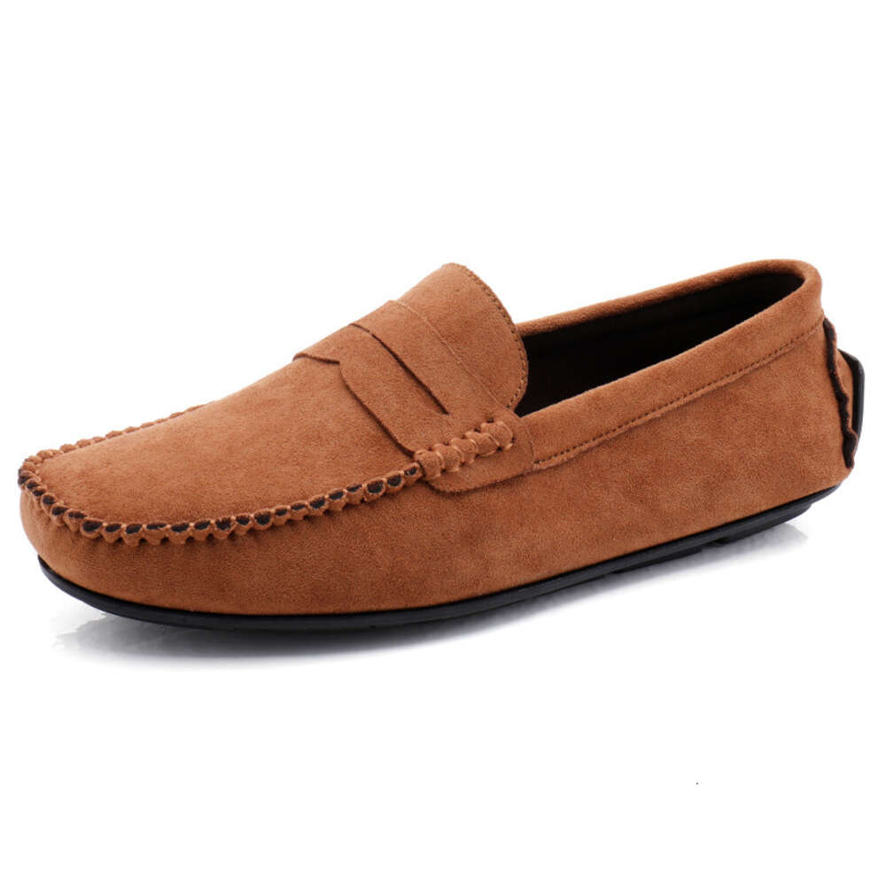 Leather Doudou British Casual Driving Shoes Men S Lazy Ddmysaturn