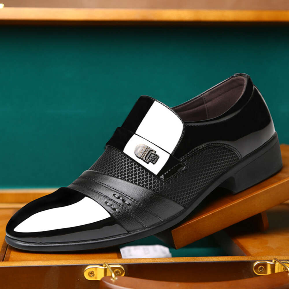 Large Business New Dress Youth British Leather Shoes Men S Fashion Ddmysaturn