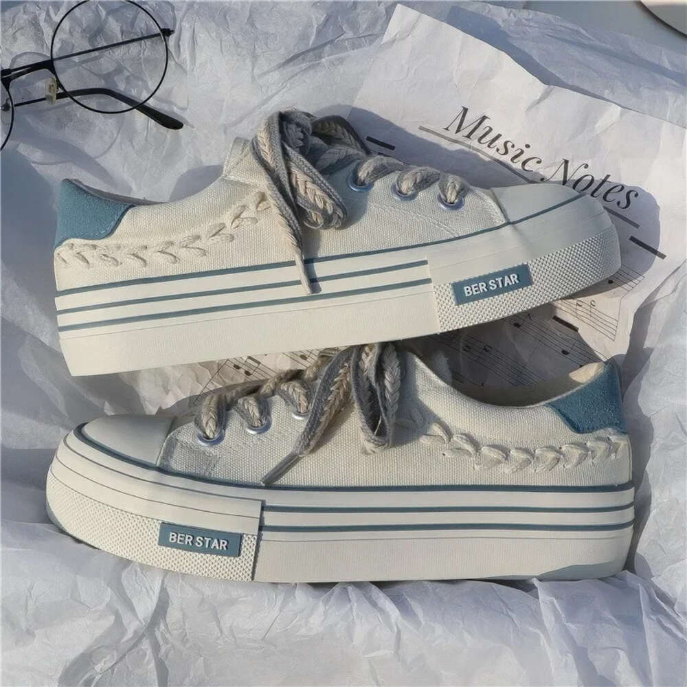 Ddmysports Platform Vulcanized Women Canvas Skate Shoes Casual Flats Female Fashion Comfort Slip On Sneakers Atos Mujer OUTDOOR