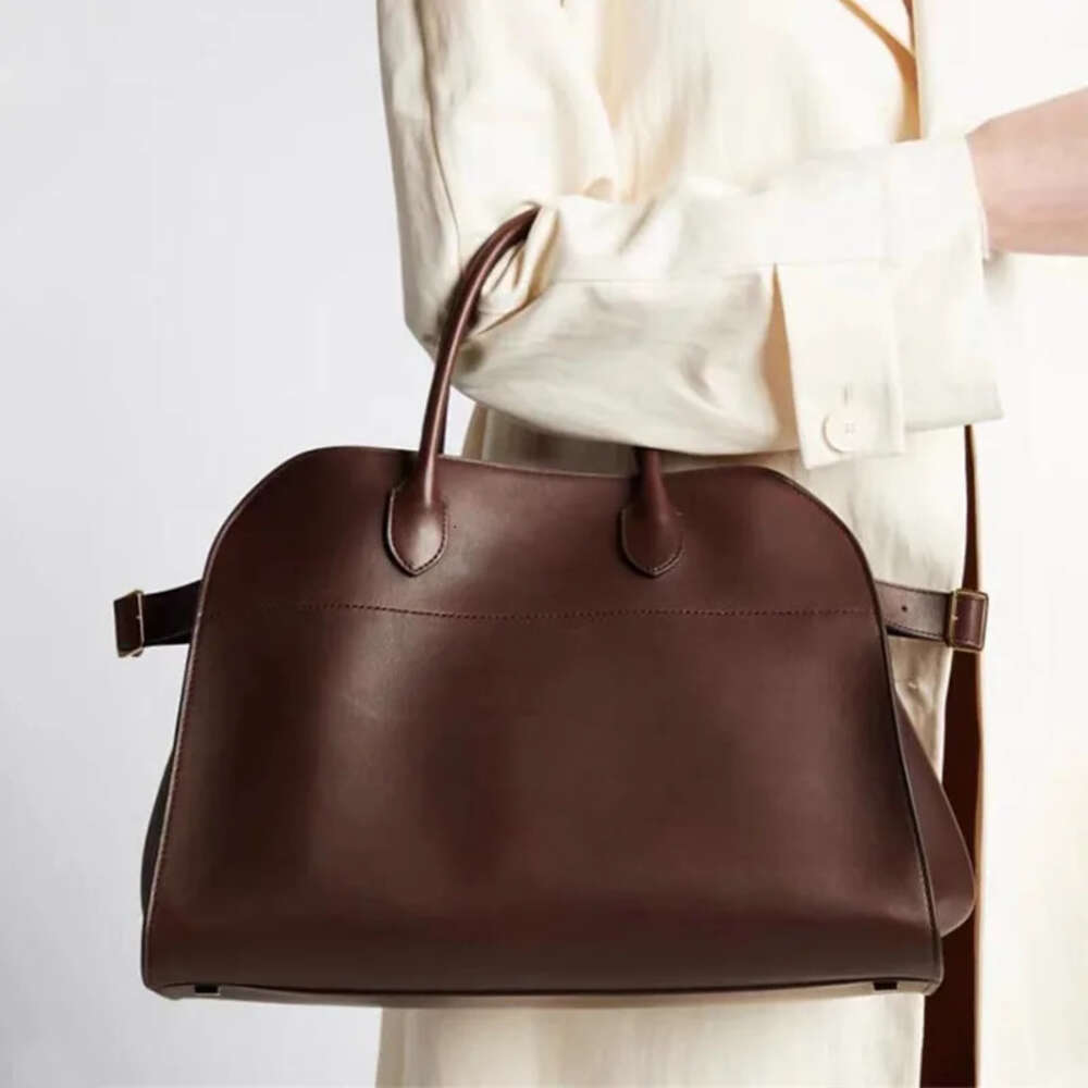 TR Head Layer Cowhide Line Bag Dong Jie the Same Large-capacity Commuting Handbag Handheld WOMEN'S Bags H6.19#119 ddmy 1116