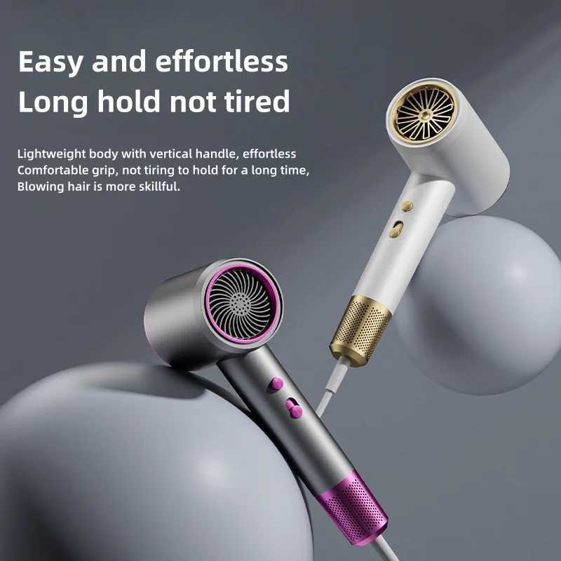 Hair Dryers 2025 high-speed hair dryer with EU/US/UK plug high-power and fast drying low noise dedicated for home hair salons z250305