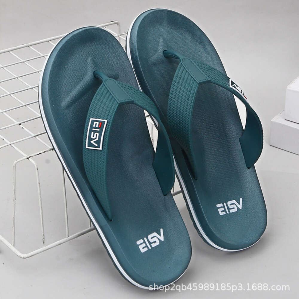 Summer Men S Flops Anti Slip Flat Heels Fashionable Sandals Beach Shoes Trendy Flip Ddmysaturn
