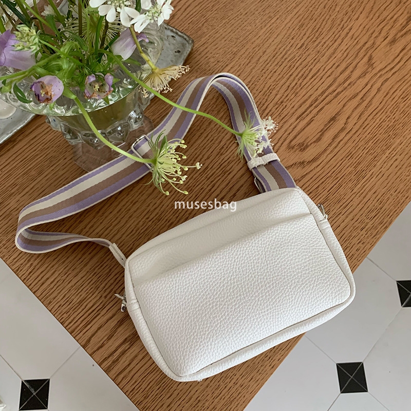 Trendy and fashionable versatile women's bag new solid color PU crossbody bag women's small bag, women's shoulder bag small square bag